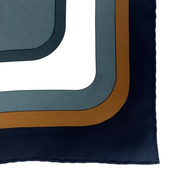 HERMES Black Silk Scarf - Picture 7 of 8